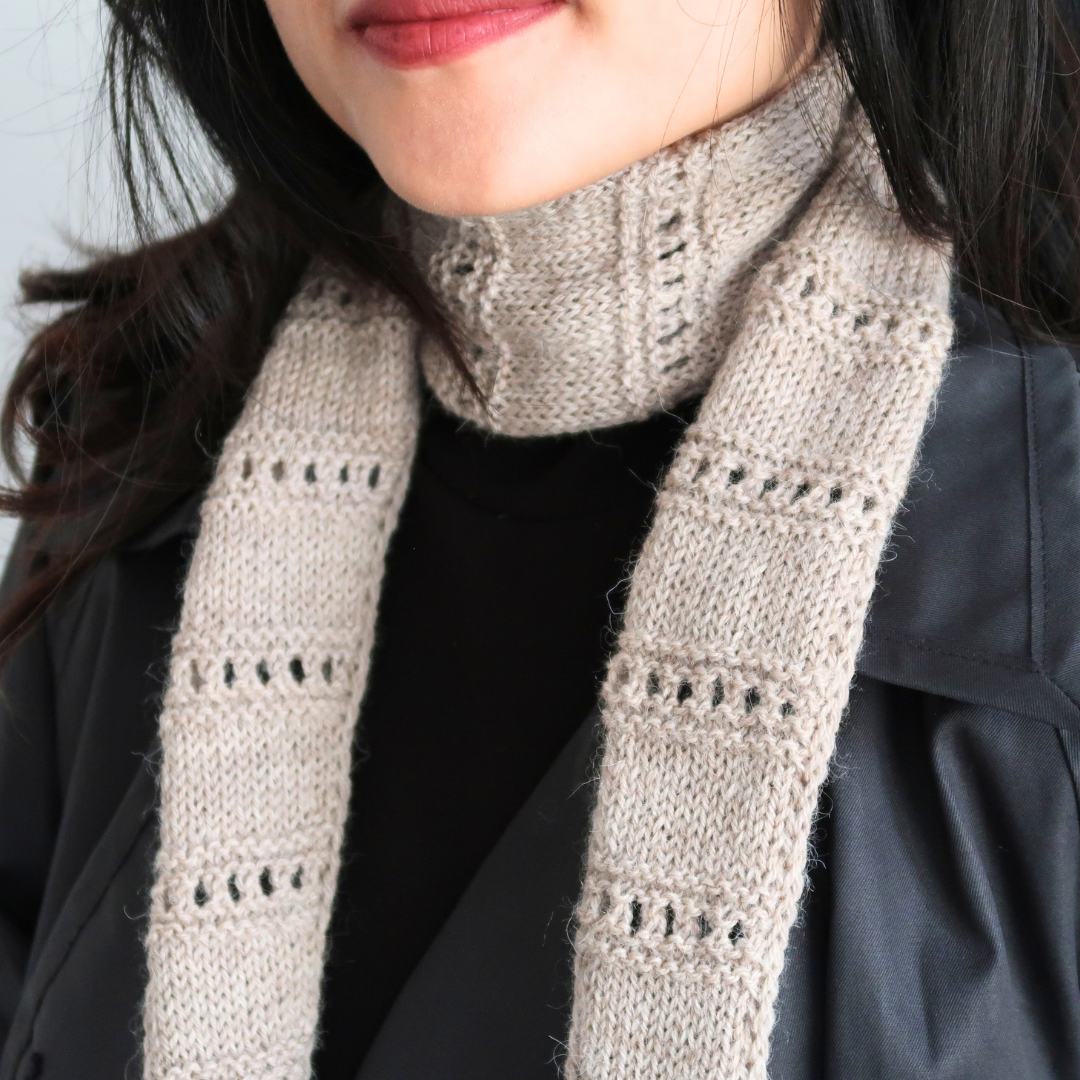 MAGGIE SCARF | Easy Knitting Pattern