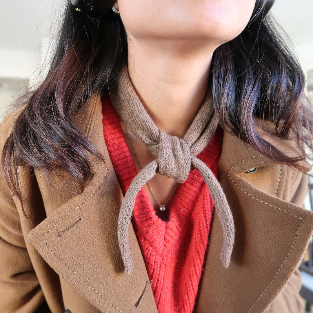 BROWNIE SCARF | Easy Knitting Pattern