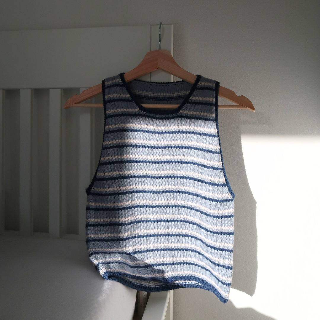 STRIPE LOVER TOP | Easy Knitting Pattern