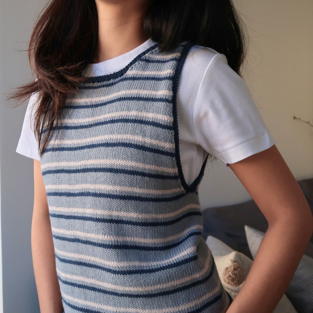 STRIPE LOVER TOP | Easy Knitting Pattern