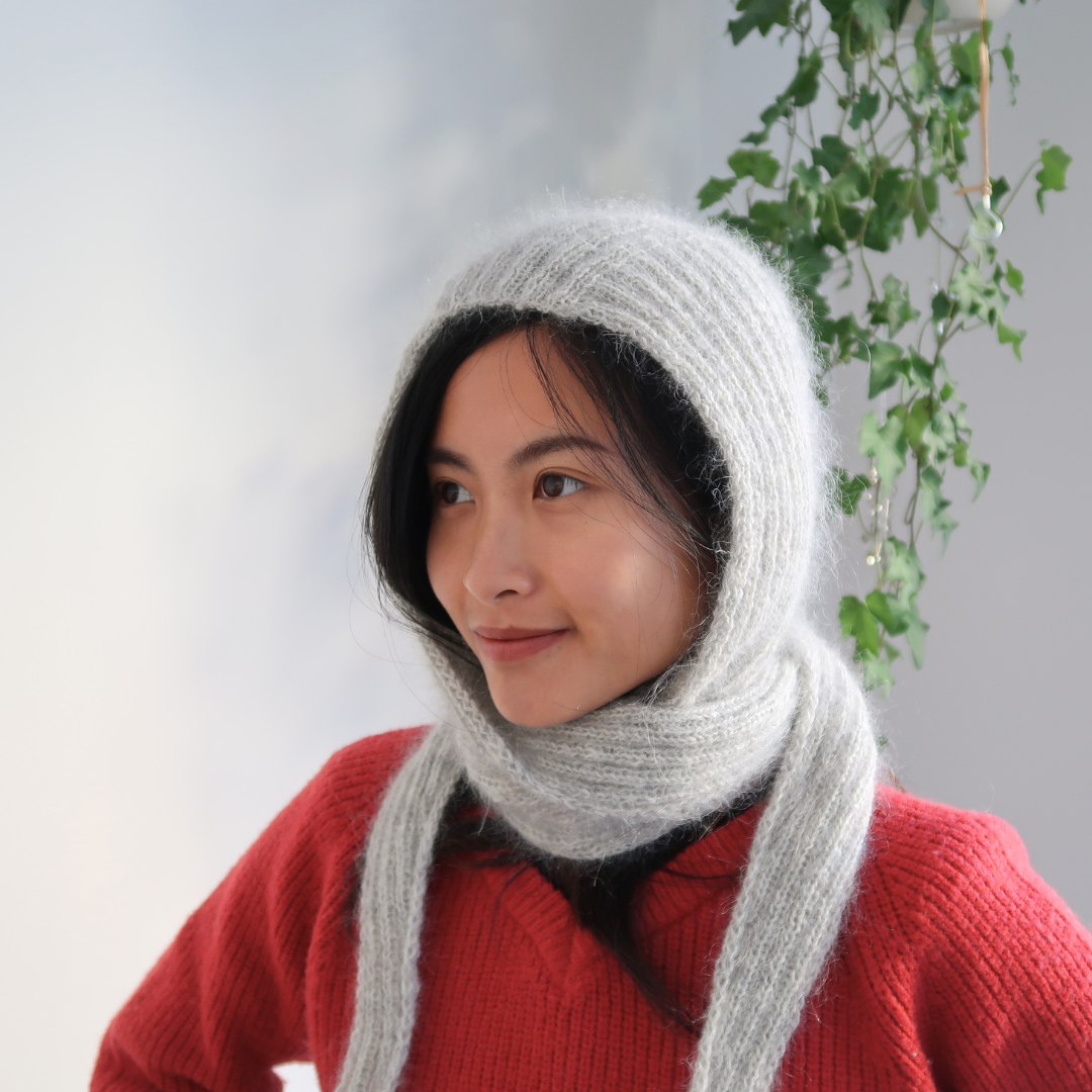 MY FAVORITE HOODED SCARF | Easy Knitting Pattern