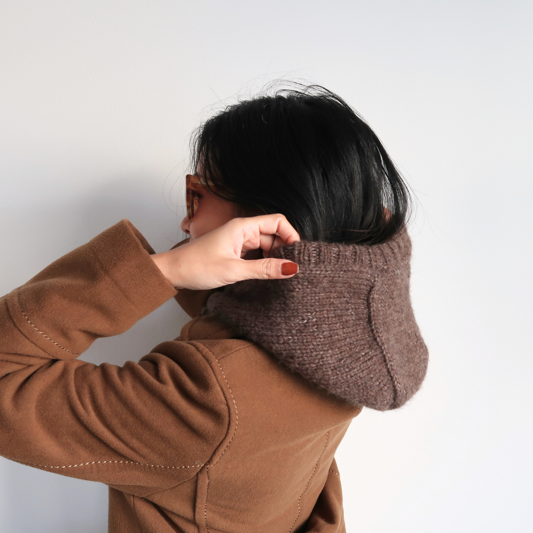 EASY WINTER HOOD | Easy Knitting Pattern