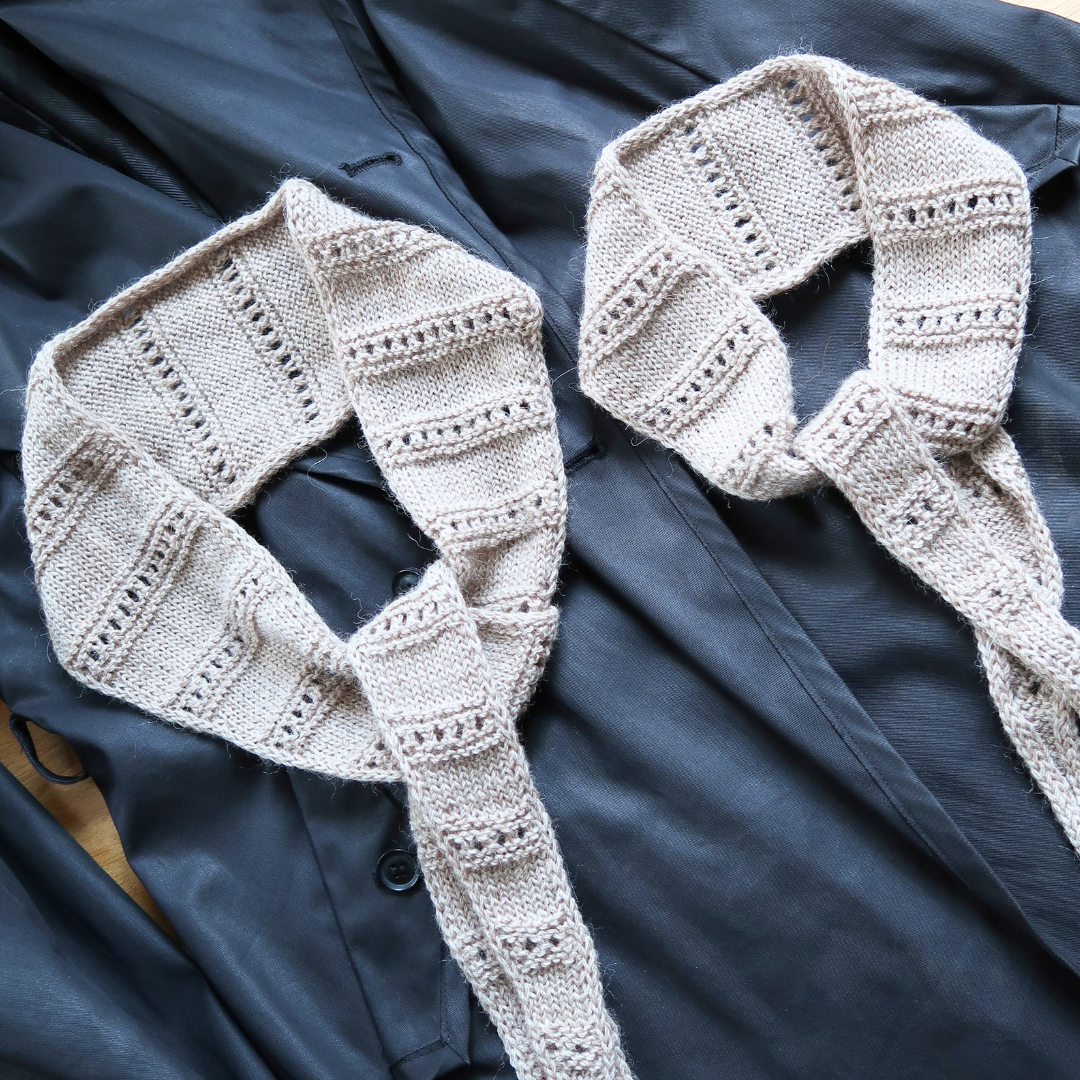 MAGGIE SCARF | Easy Knitting Pattern