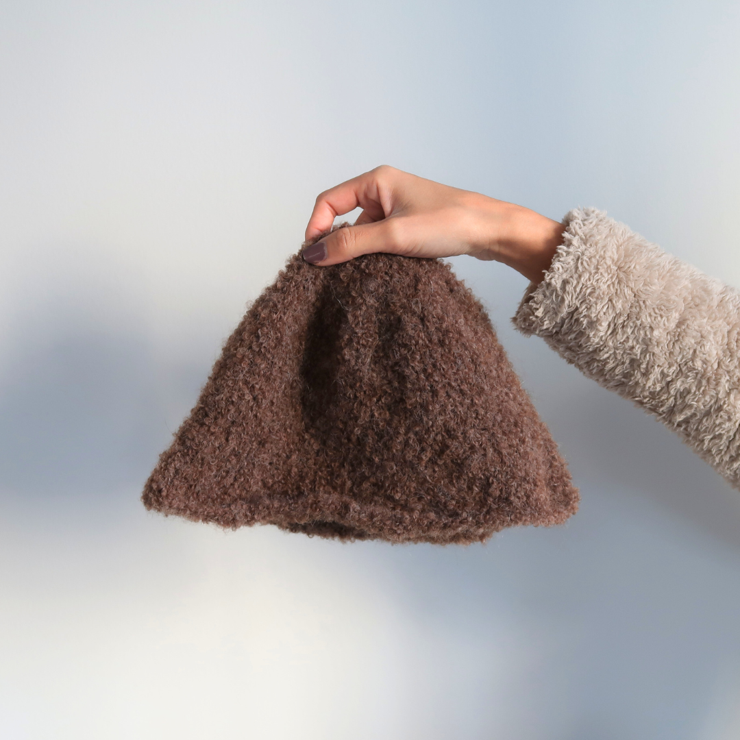 FLUFFY BUCKET HAT | Easy Knitting Pattern