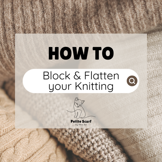 How to Easily Block and Flatten Your Knitting