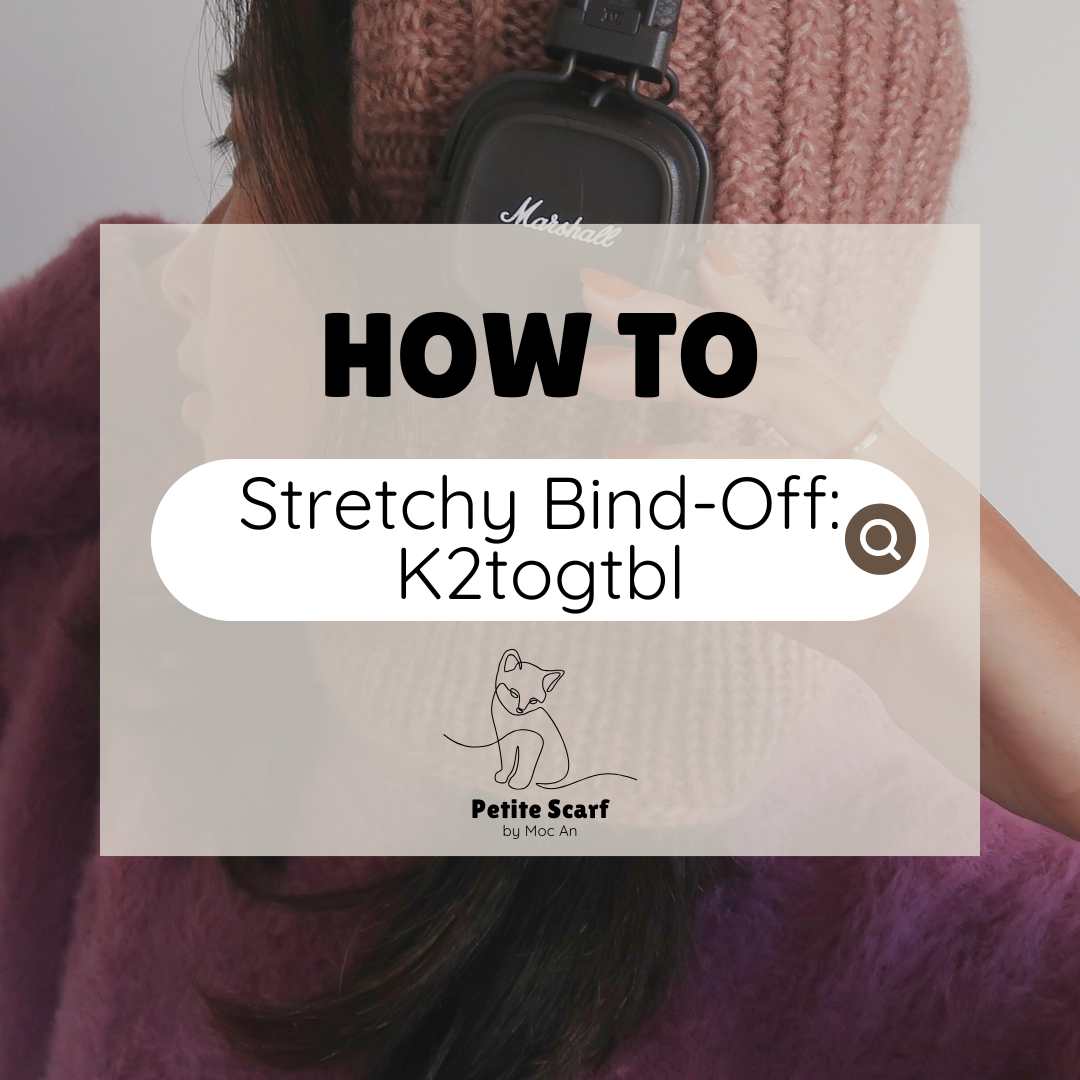 K2tog TBL Bind Off