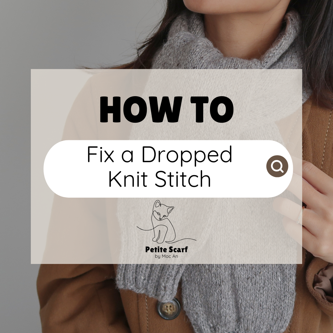 How to Fix a Dropped Knit Stitch