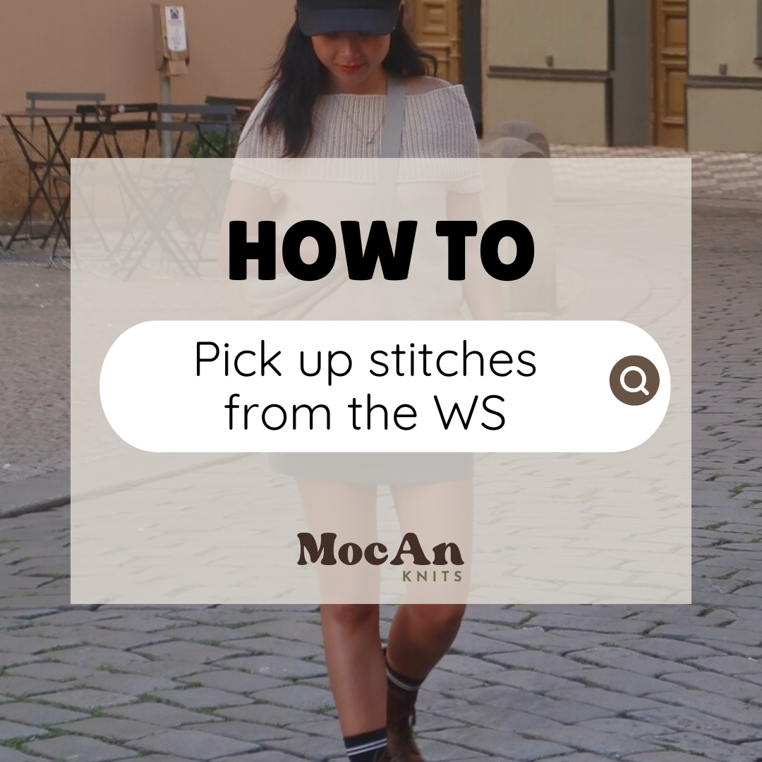 How to Pick Up Stitches from the Wrong Side in Knitting