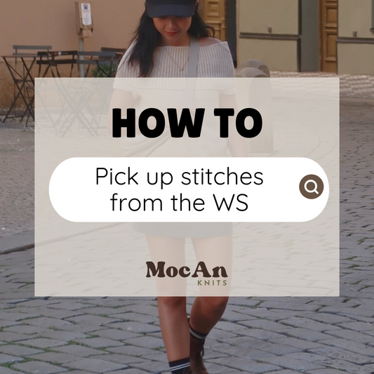 How to Pick Up Stitches from the Wrong Side in Knitting