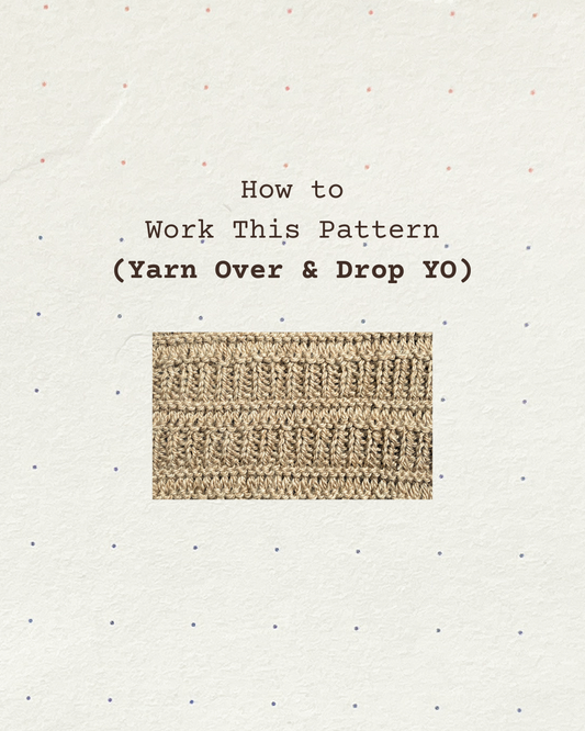 How to Work YO & Drop YO