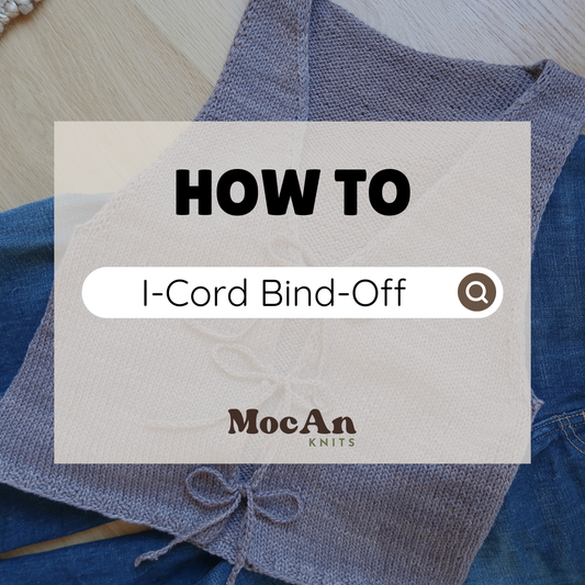 I-Cord Bind Off: A pretty little detail 💕