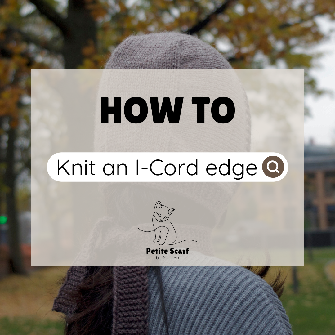 Knit an I-Cord Edge: Method 1