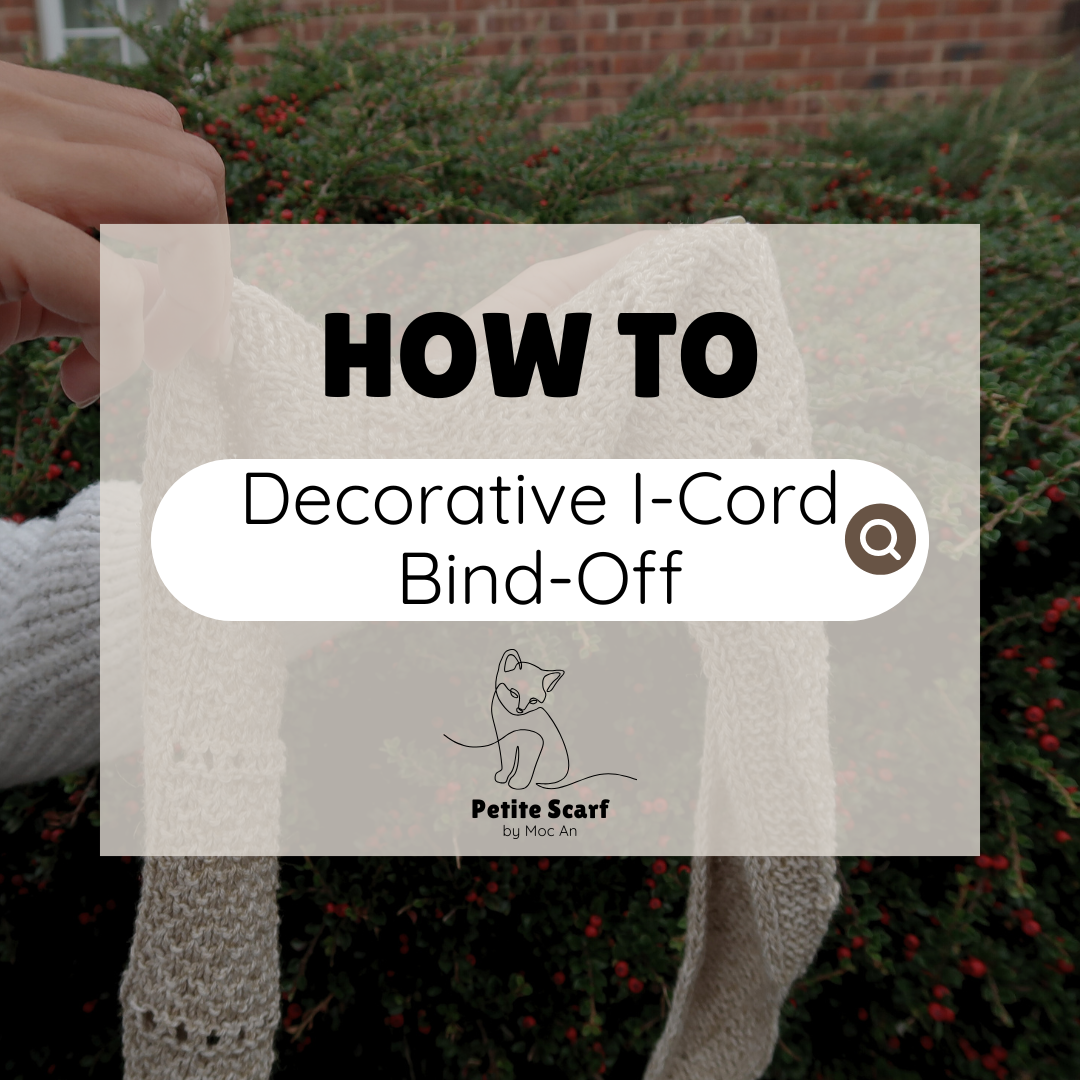 Decorative I-Cord Bind Off