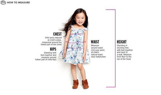 Child/Youth Size Charts
