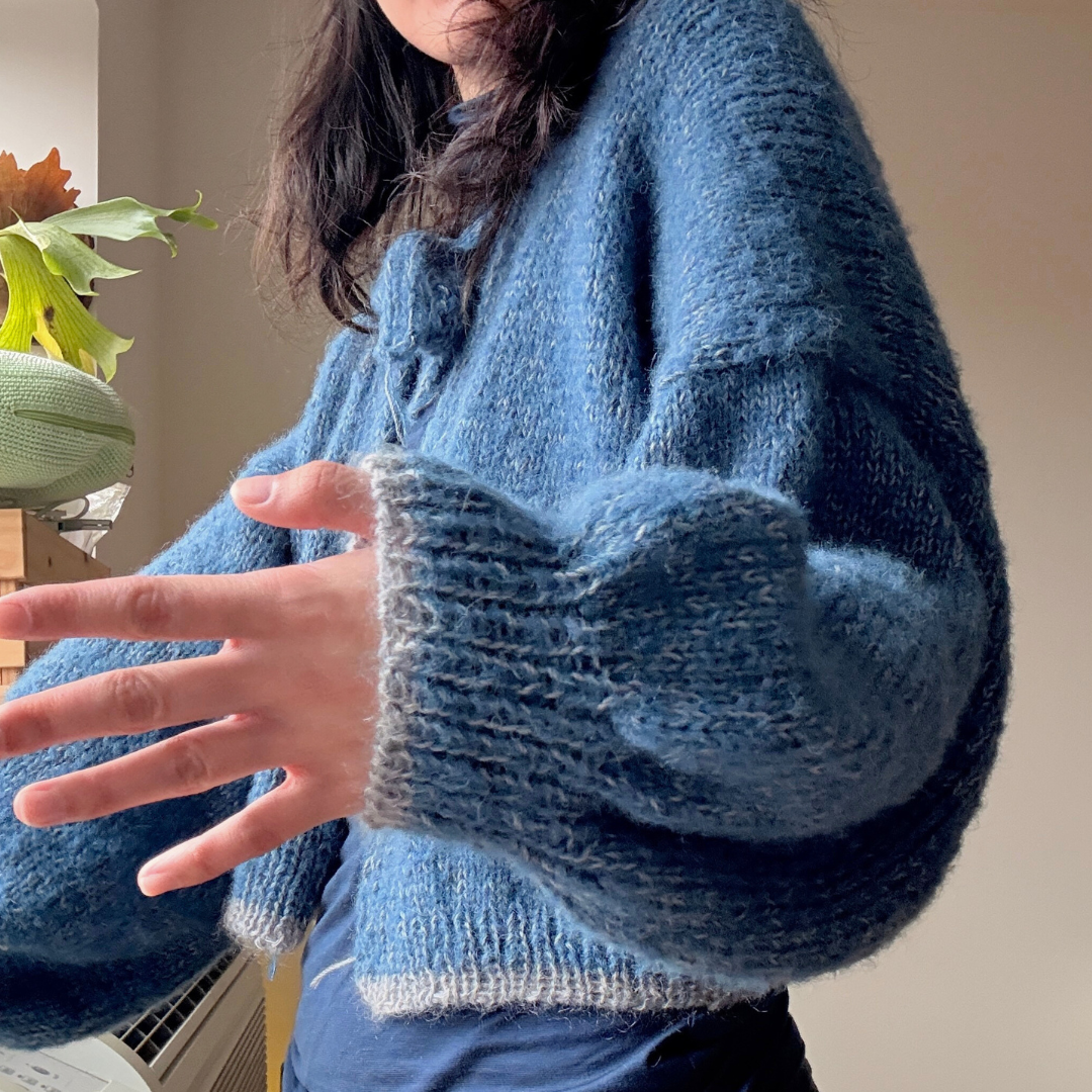 CLOUDY CARDIGAN | Easy Knitting Pattern