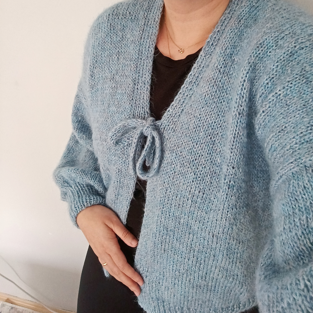 CLOUDY CARDIGAN | Easy Knitting Pattern