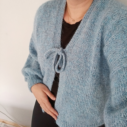CLOUDY CARDIGAN | Easy Knitting Pattern