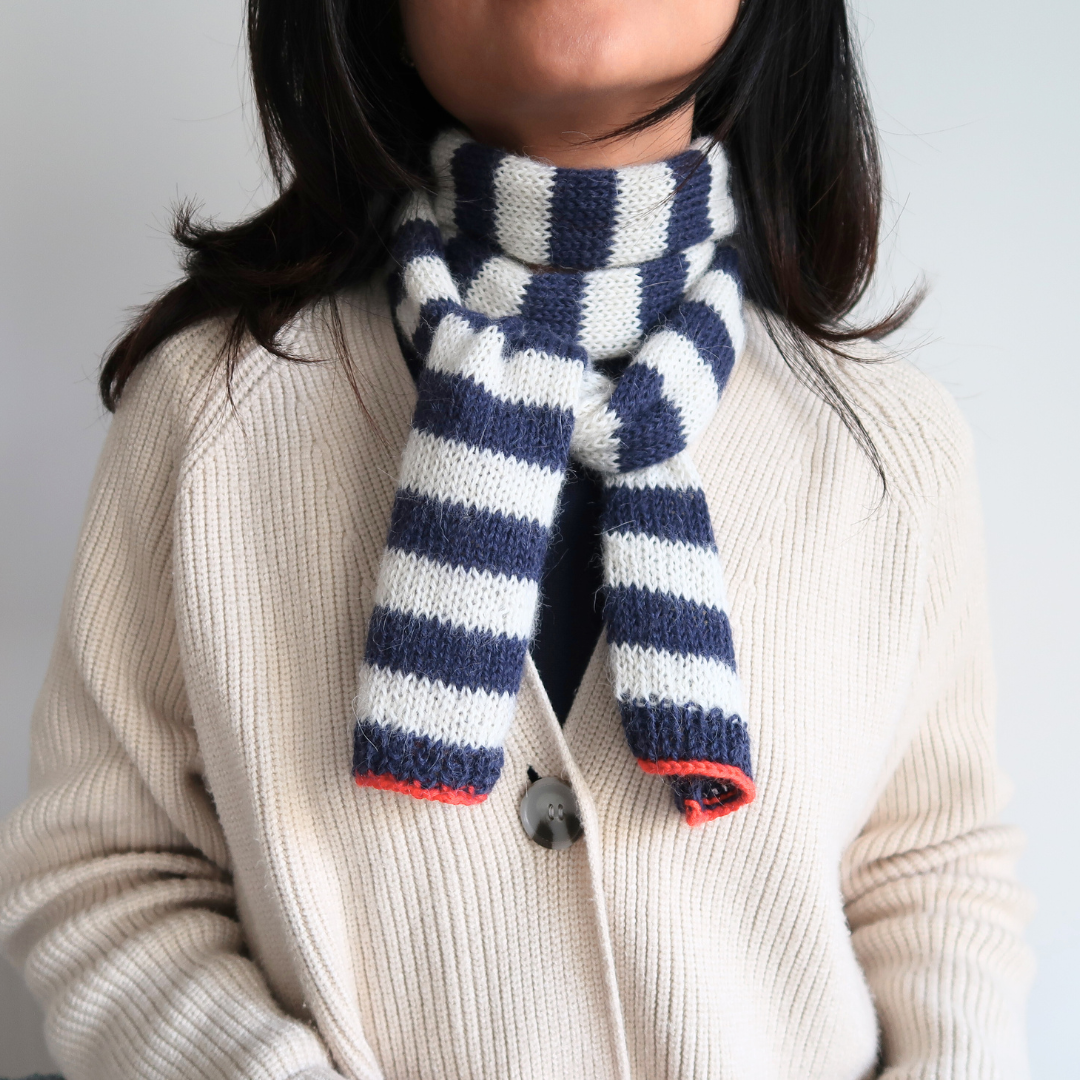 COPENHAGEN SCARF| Easy Knitting Pattern