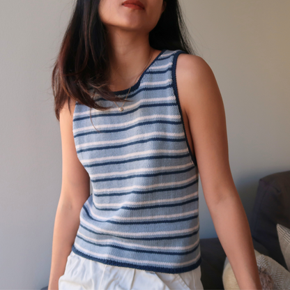 STRIPE LOVER TOP | Easy Knitting Pattern