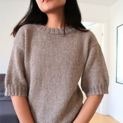 LUNA TEE | Easy Knitting Pattern