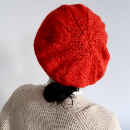 CHRISTMAS BERET | Easy Knitting Pattern