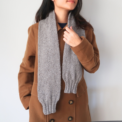 ALEX SLEEVE SCARF | Easy Knitting Pattern