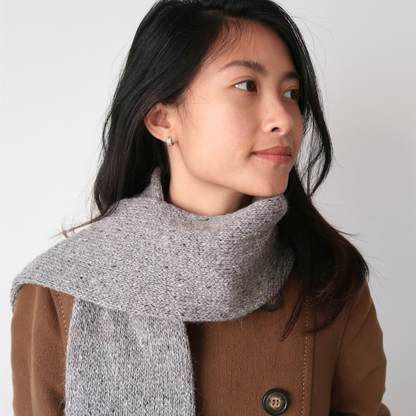 ALEX SLEEVE SCARF | Easy Knitting Pattern