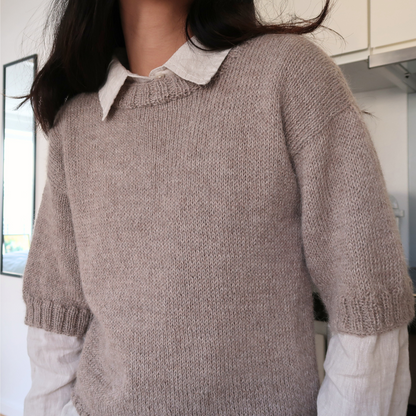 LUNA TEE | Easy Knitting Pattern