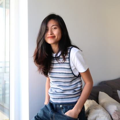 STRIPE LOVER TOP | Easy Knitting Pattern