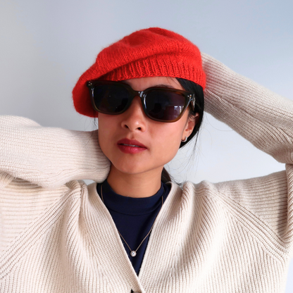 CHRISTMAS BERET | Easy Knitting Pattern