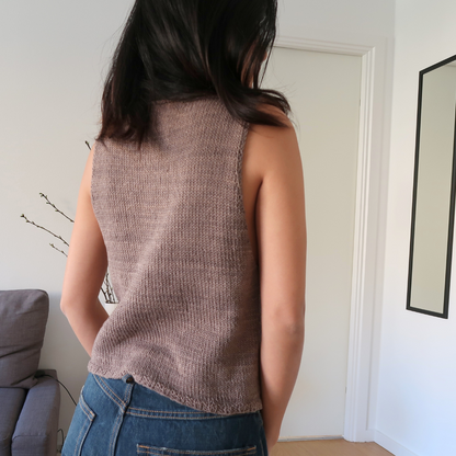 CLARA VEST | Easy Knitting Pattern