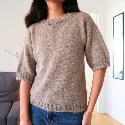 LUNA TEE | Easy Knitting Pattern