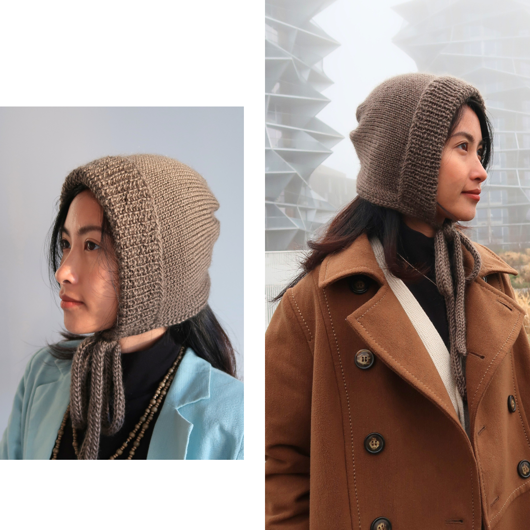 THE COTTAGE Bonnet  | Easy Knitting Pattern