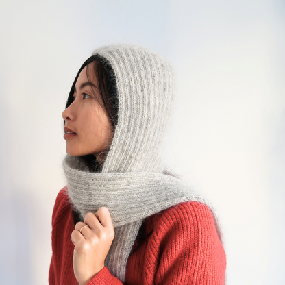 MY FAVORITE HOODED SCARF  | Easy Knitting Pattern