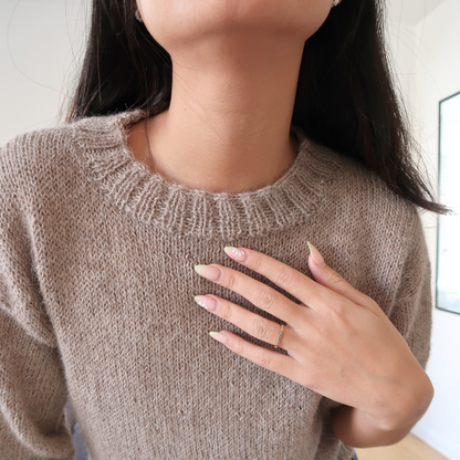 LUNA TEE | Easy Knitting Pattern