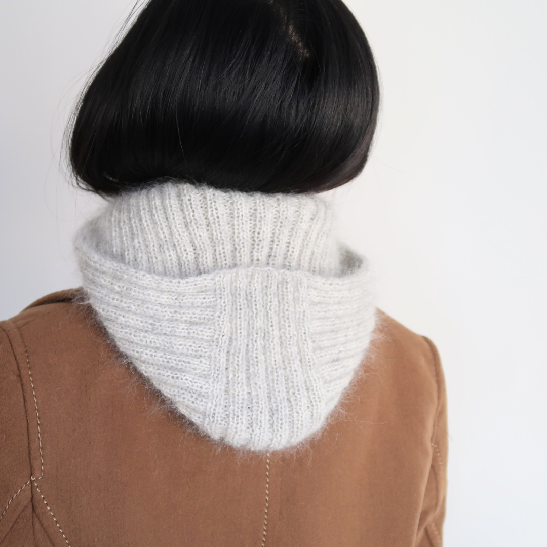 MY FAVORITE HOODED SCARF  | Easy Knitting Pattern