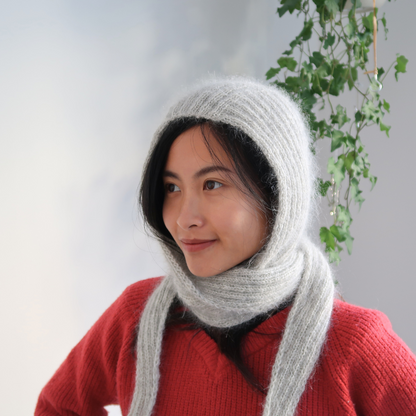 MY FAVORITE HOODED SCARF  | Easy Knitting Pattern