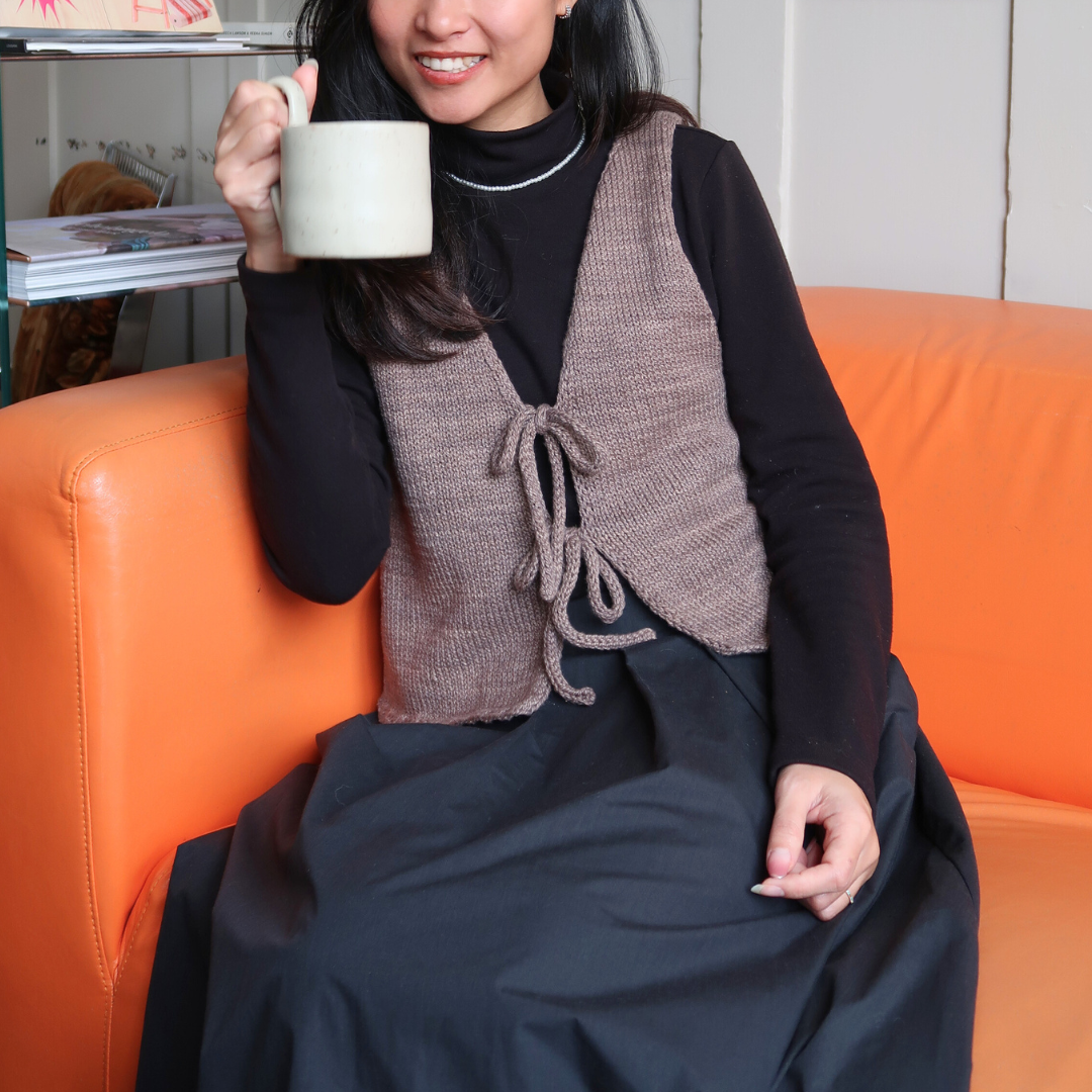 CLARA VEST | Easy Knitting Pattern