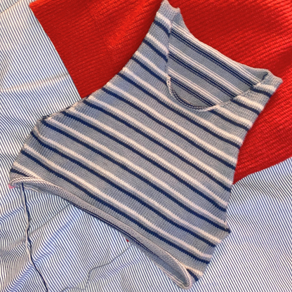 STRIPE LOVER TOP | Easy Knitting Pattern