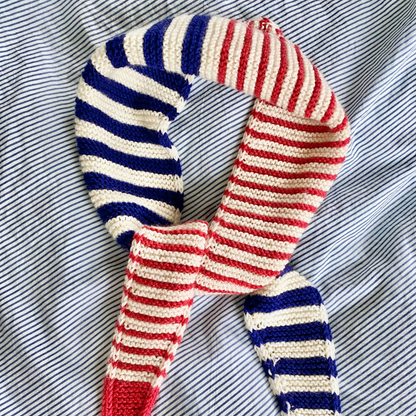 STRIPE LOVER SCARF | Easy Knitting Pattern