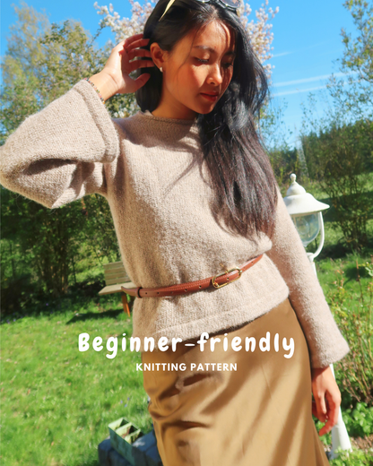 EVERYDAY PULLOVER | Easy Knitting Pattern