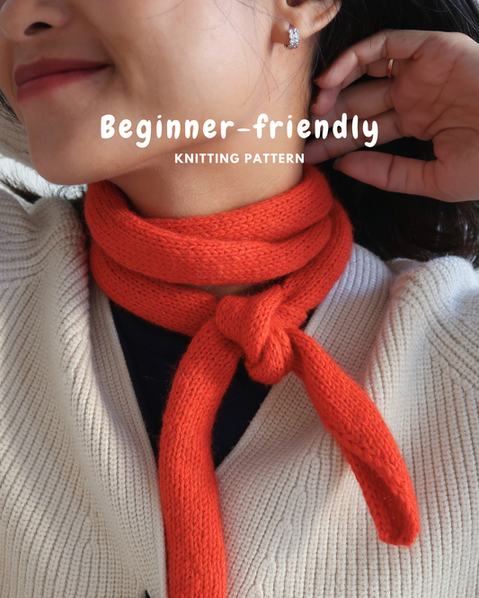 CLARA SCARF  | Easy Knitting Pattern