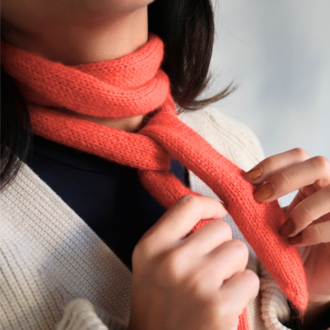 MINI SCARF  | Easy Knitting Pattern