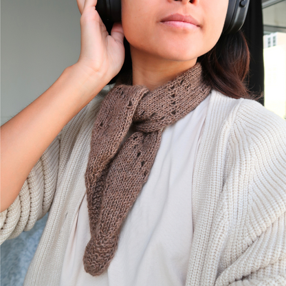 LACY WAVES SCARF | Easy Knitting Pattern