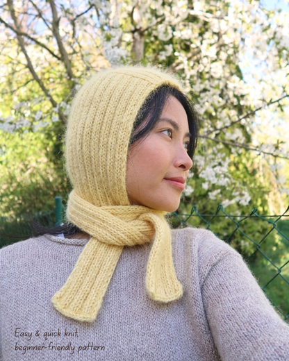 MY FAVORITE BONNET | Easy Knitting Pattern