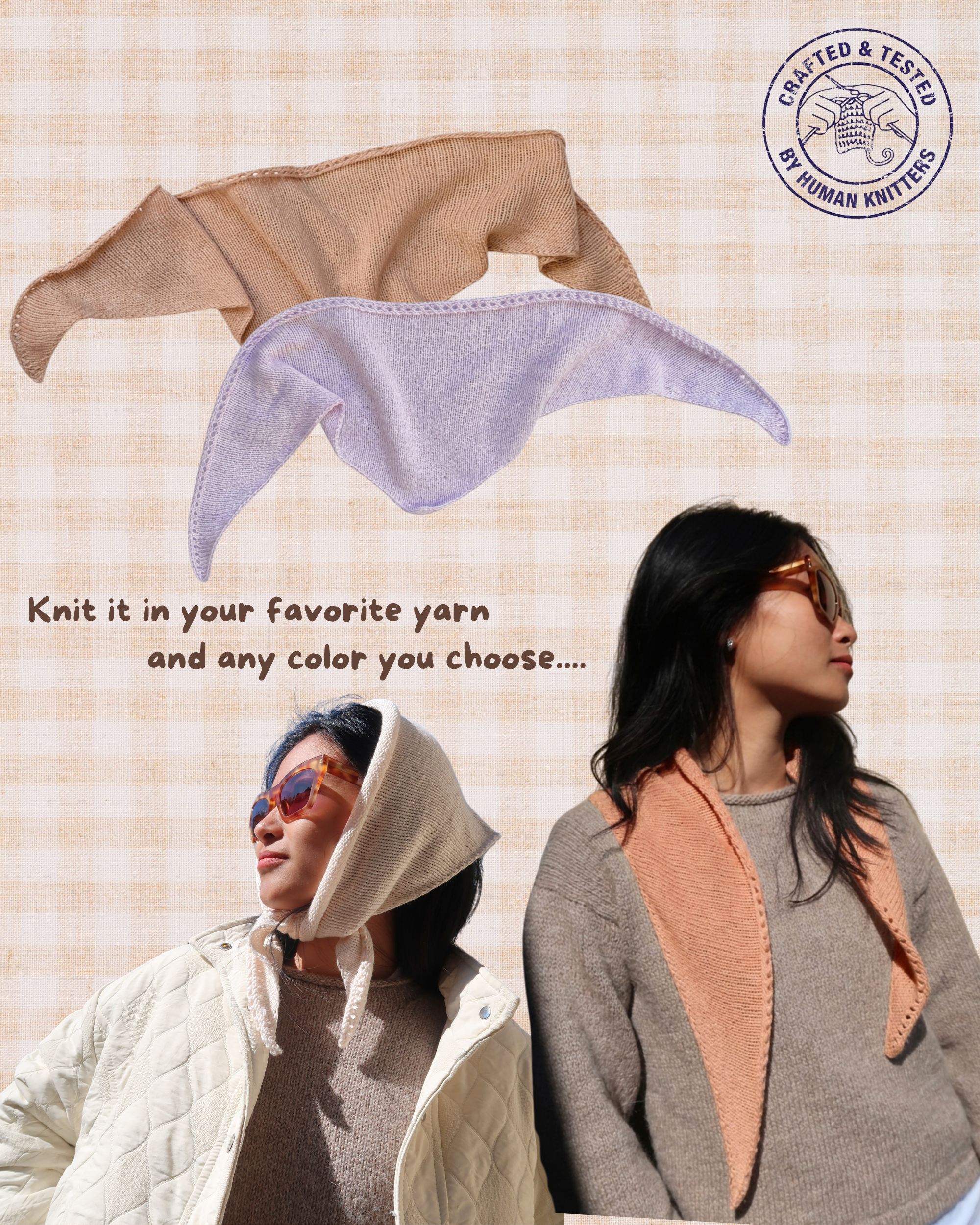 FIONA BANDANA | Easy Knitting Pattern