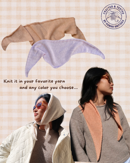 FIONA BANDANA | Easy Knitting Pattern