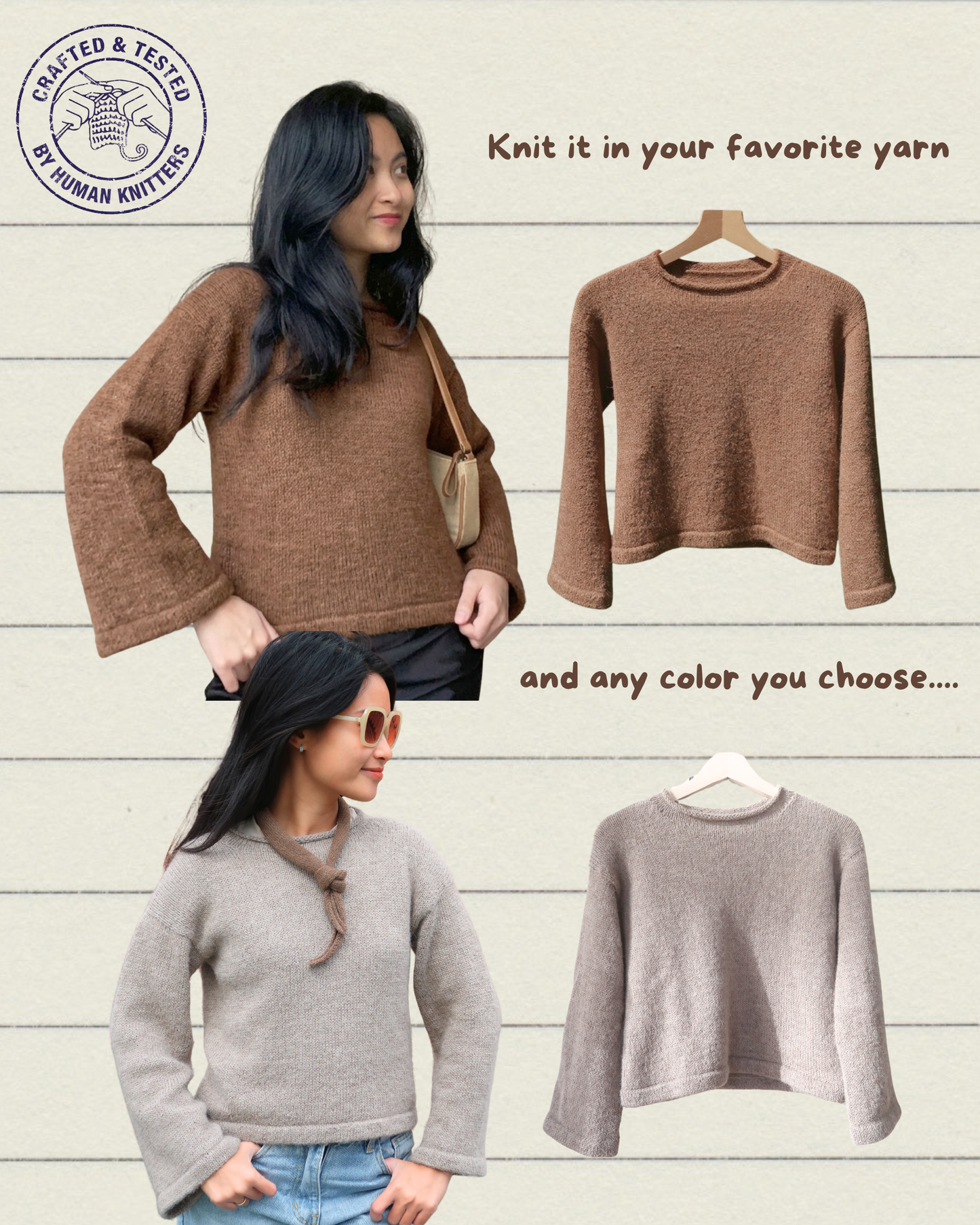 EVERYDAY PULLOVER | Easy Knitting Pattern