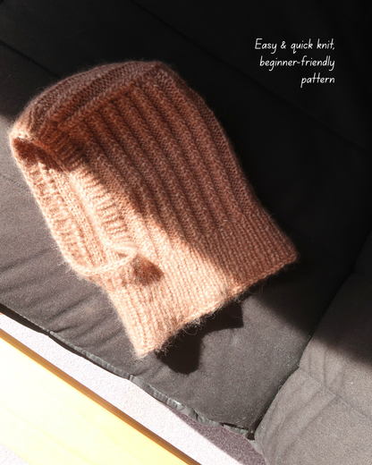 THE RIDGE Balaclava  | Easy Knitting Pattern