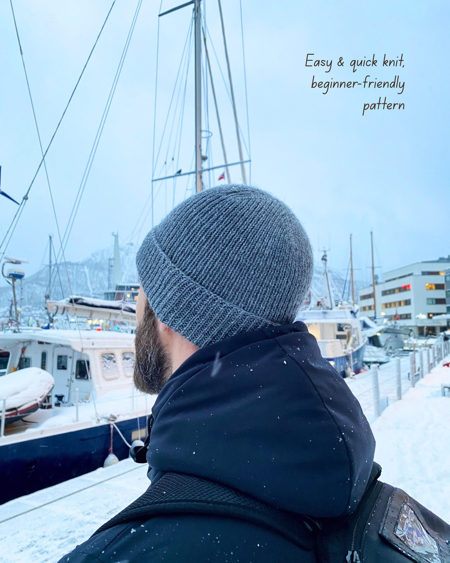 EASY PEASY Beanie | Easy Knitting Pattern